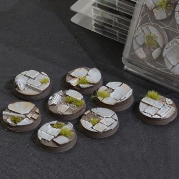 Gamers Grass GGB-TR32 Temple Bases Round 32mm x 8