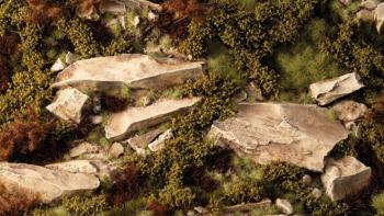Gamers Grass GGFS-DRG Dry Green Shrubs