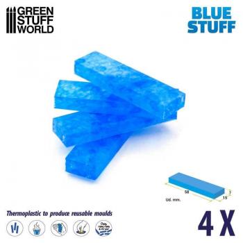 Green Stuff World 9015 Blue Stuff Mold - 4 Bars