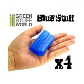 Green Stuff World 9015 Blue Stuff Mold - 4 Bars