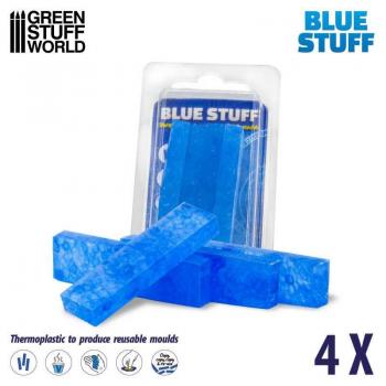 Green Stuff World 9015 Blue Stuff Mold - 4 Bars