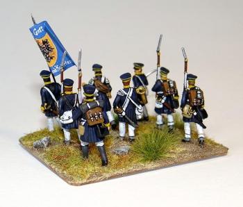 HaT 8309 Prussian Landwehr Marching x 56