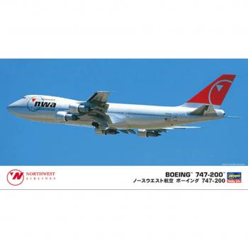 Hasegawa 10840 Boeing 747-200 NWA
