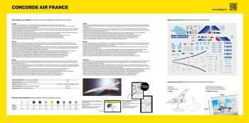 Heller 56469 Concorde Air France Starter Kit