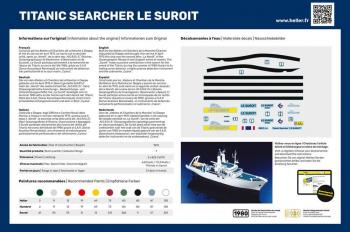 Heller 56615 Titanic Searcher Le Suroit Starter Kit