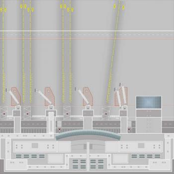 Herpa 530293 Munich Airport - Central Plaza