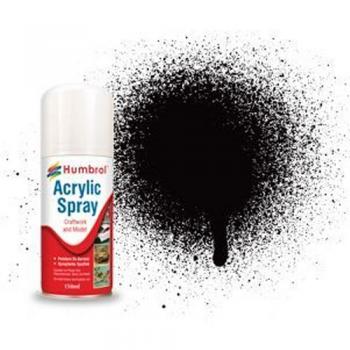 Humbrol AD6085 No 85 - Black Satin - Spray