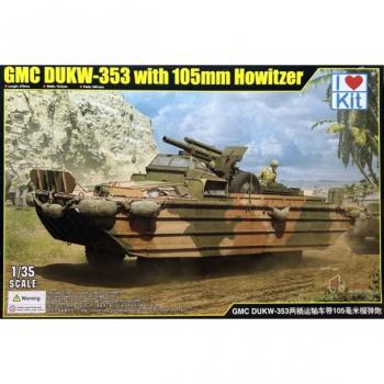 I Love LKit 63540 GMC DUKW-353 with Howitzer