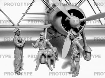 ICM 32025 CR. 42 Falco with Italian Pilots