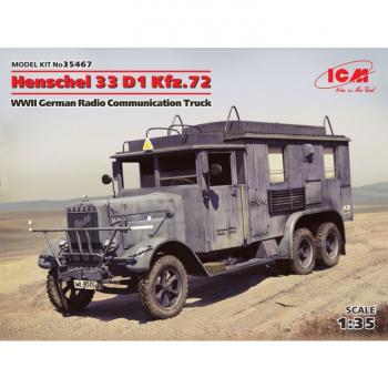 ICM 35467 Henschel 33 D1 Kfz.72