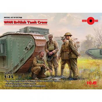 ICM 35708 WWI British Tank Crew