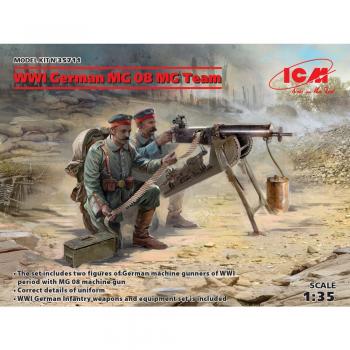 ICM 35711 WWI German MG08 Team
