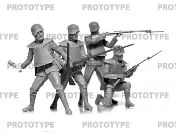 ICM 35721 WWI Italian Infantry in Armor