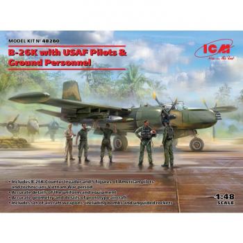 ICM 48280 B-26K with Figures