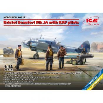 ICM 48313 Bristol Beaufort Mk.IA with Pilots