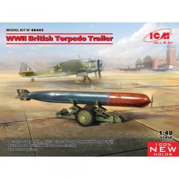 ICM 48405 WWII British Torpedo Trailer