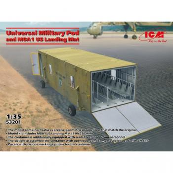 ICM 53201 Military Pod and US Landing Mat