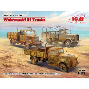ICM DS3507 Wehrmacht 3t Trucks