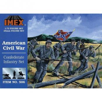 IMEX Model 506 Confederate Infantry Set