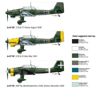 Italeri 1292 JU-87 B2/R2 Stuka