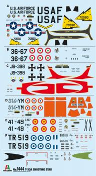 Italeri 1444 T-33A Shooting Star