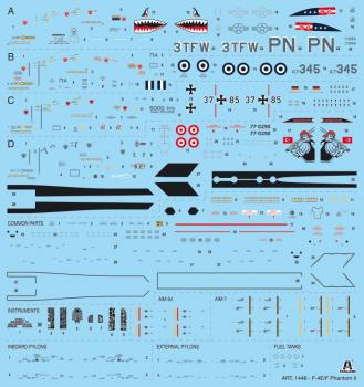 Italeri 1448 F-4 E/F Phantom II