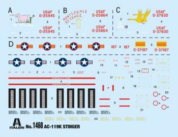 Italeri 1468 AC-119K Stinger