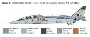 Italeri 1470 Jaguar T.2 RAF Trainer