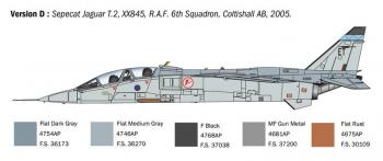 Italeri 1470 Jaguar T.2 RAF Trainer