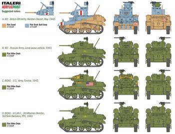 Italeri 15761 M3/M3A1 Stuart