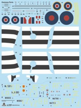 Italeri 2843 Spitfire Mk. IX Aces