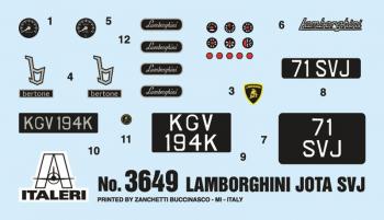 Italeri 3649 Lamborghini Miura