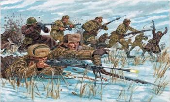 Italeri 6069 Russian Infantry (Winter)