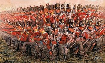 Italeri 6095 British Infantry 1815 x 48