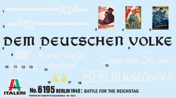 Italeri 6195 Reichstag 1945 - Battle Set