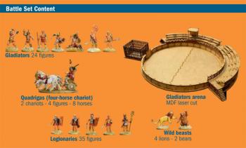 Italeri 6196 Gladiators Fight - Battle Set