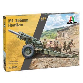 Italeri 6581 M1 155mm Howitzer