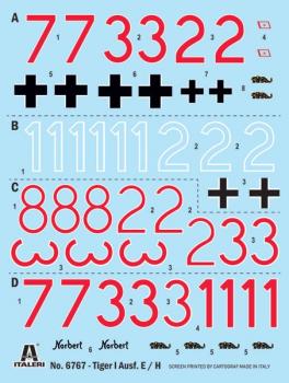 Italeri 6767 Pz. Kpfw VI Tiger I Ausf. H