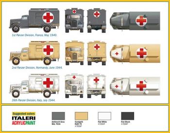 Italeri 7055 Kfz. 305 Ambulance