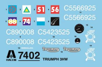 Italeri 7402 Triumph 3HW
