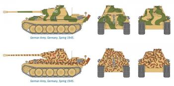 Italeri 7504 Pz. Kpfw. V Panther Ausf.G x 2