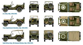 Italeri 7506 Willys Jeep 1/4 Ton 4X4 x 2