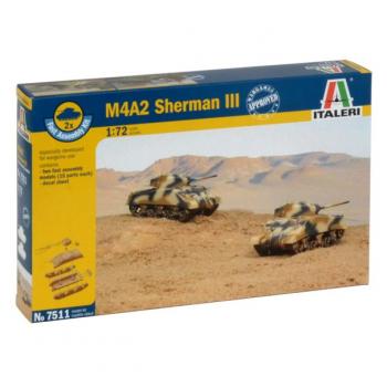 Italeri 7511 M4A2 Sherman III x 2
