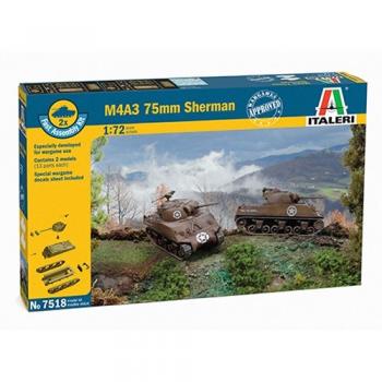 Italeri 7518 Sherman M4A3 75mm