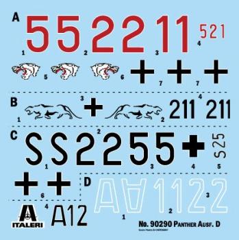 Italeri 90290 Pz. Kpfw. V Panther Ausf. D