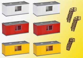 Kibri 38627 Building Containers x 6