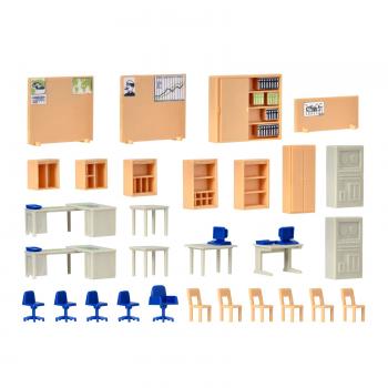 Kibri 38654 Deco-set Office Furniture