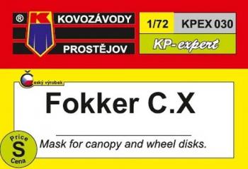 Kovozavody Prostejov KPEX030 Fokker C.X Masks