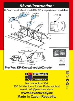 Kovozavody KPEX044 Fokker C.X PE Parts