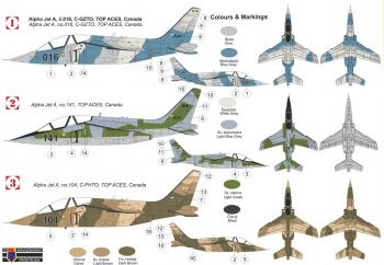 Kovozavody KPM0265 Alpha Jet A - Canadian Top Aces